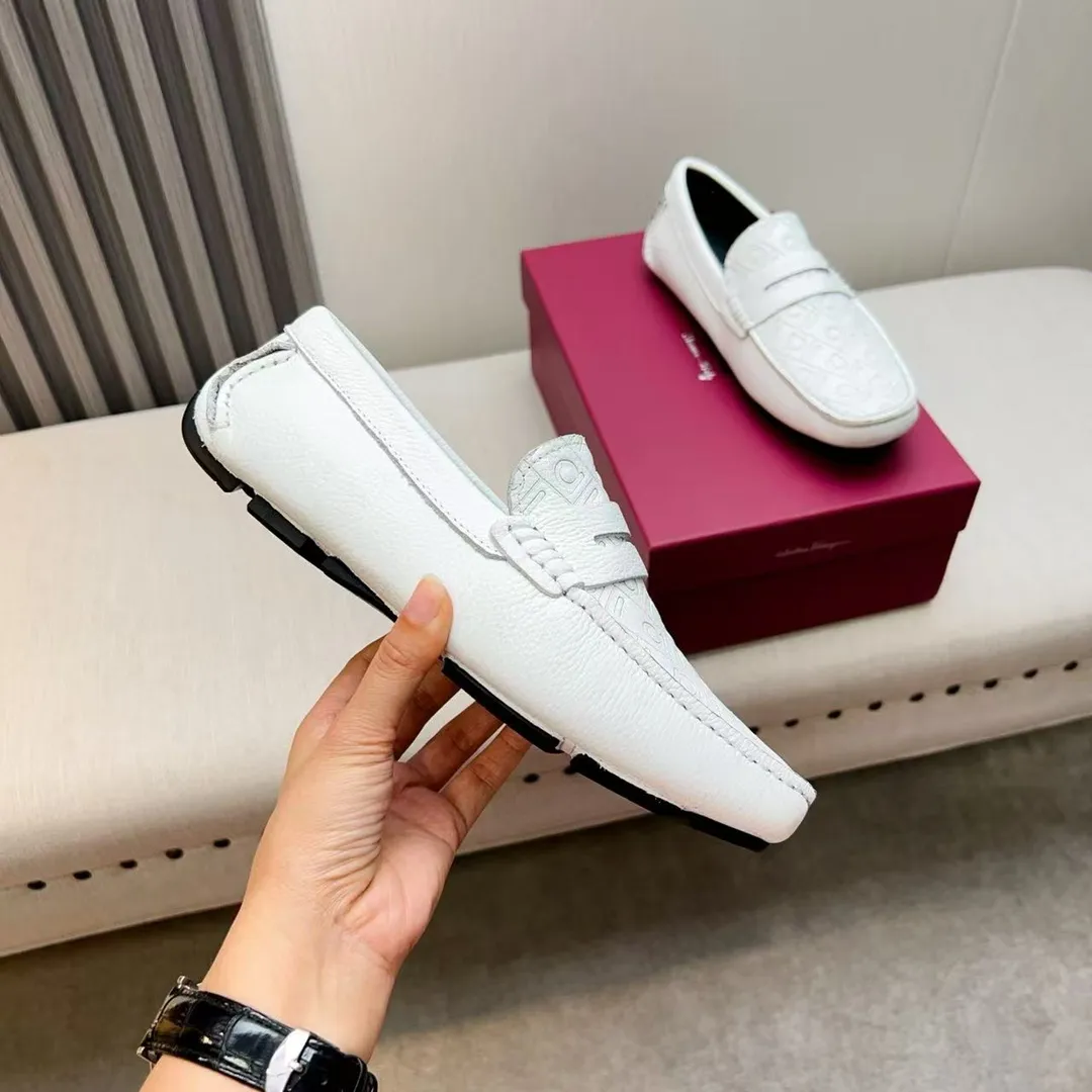 Men's men's shoes 💰620 Ferragamo new high-end quality 🔥 imported lychee pattern ➕ cowhide lining size 38-45